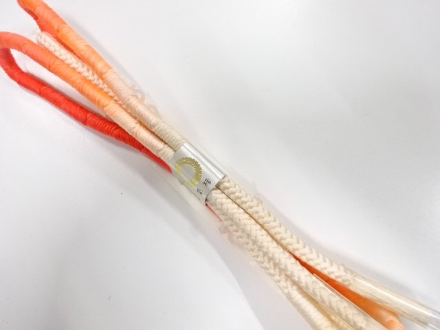 未使用品　正絹　手組帯締め